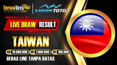 live draw taiwan tercepat.